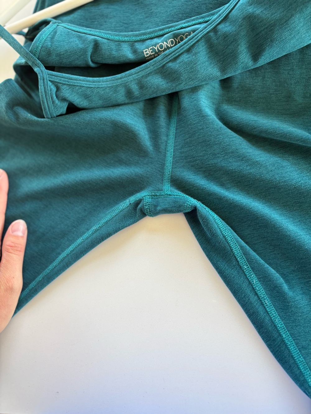 Beyond Yoga Teal Slim-Strap Seamless Jumpsuit L - Picture 6 of 7
